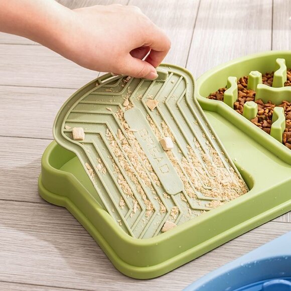 Pet Slow Feeder Bowl, Silicone Licking Mat, Anti-Slip & Anti-Tip - Picture 8 of 9